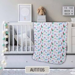 CUBRECAMAS QUILT ESTAMPADO CUNA (110x140  MARCA: BLANCO NIEVECÓDIGO: BLNCUBCUN