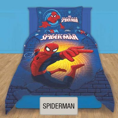 Cubrecama Quilt Reversible Disney - Spiderman