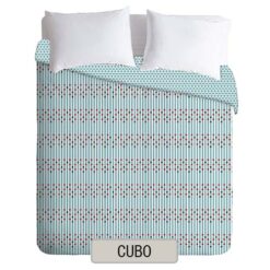 Acolchado Estampado Plata - Cubo