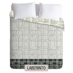 Acolchado Estampado Plata - Laberinto