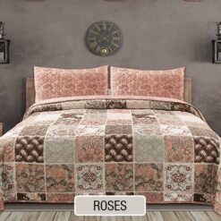 Cover Quilt Estampado - Roses - BNLQUILT (1)