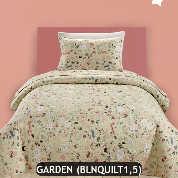 CUBRECAMA QUILT CON FUNDAS DE ALMOHADONES, DOBLE FAZ</br> <font color="grey", font size="1">MARCA: KAVANAGH</font> - Imagen 3