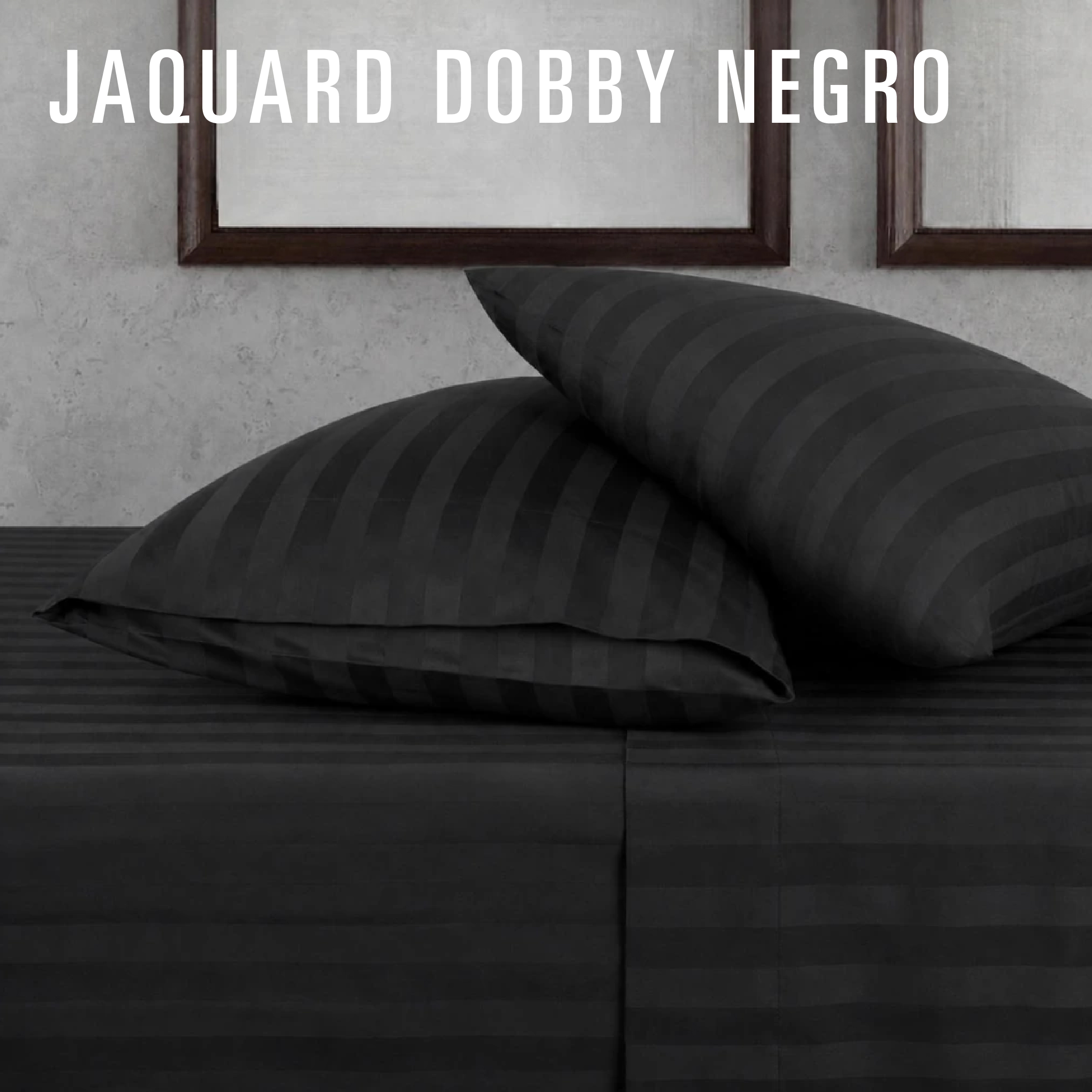 REDISEÑO WEB 2026 SABANAS LINEA DOBBY NEGRO