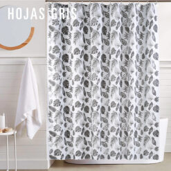 REDISEÑO WEB 2026 CORTINAS DE BAÑO HOJAS GRIS