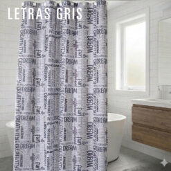 REDISEÑO WEB 2026 CORTINAS DE BAÑO LETRAS GRIS