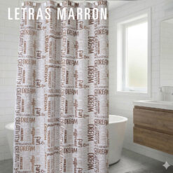 REDISEÑO WEB 2026 CORTINAS DE BAÑO LETRAS MARRON