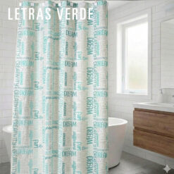 REDISEÑO WEB 2026 CORTINAS DE BAÑO LETRAS VERDE