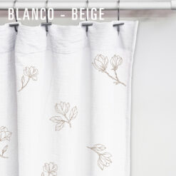 REDISEÑO WEB 2026 CORTINAS DE BAÑO LINEA GASA ESTAMPADA BLANCO BEIGE