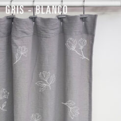 REDISEÑO WEB 2026 CORTINAS DE BAÑO LINEA GASA ESTAMPADA GRIS BLANCO