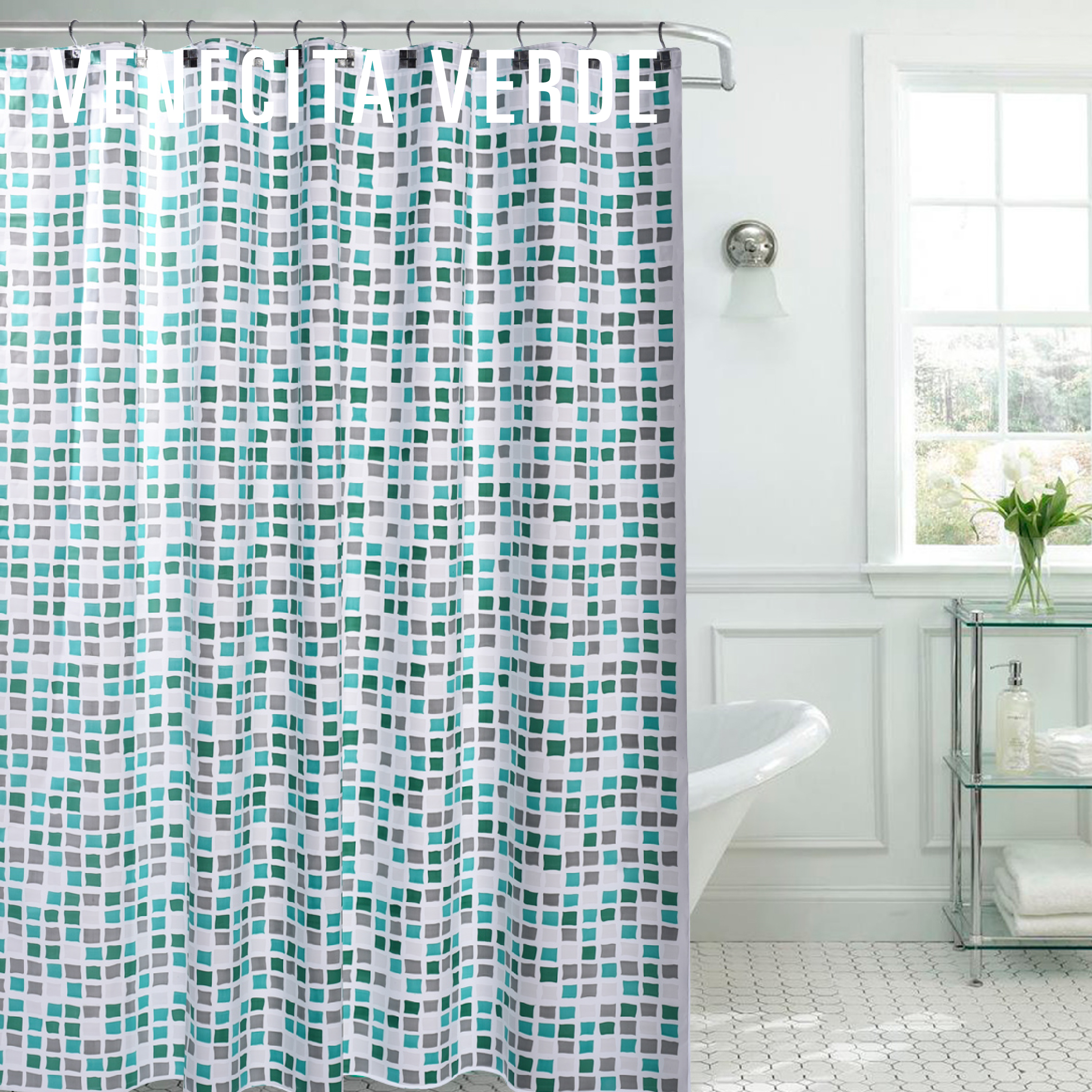 REDISEÑO WEB 2026 CORTINAS DE BAÑO VENECITA VERDE